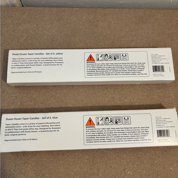 Dusen Dusen Taper Candles - Picture 3 of 4